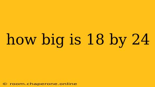 how big is 18 by 24