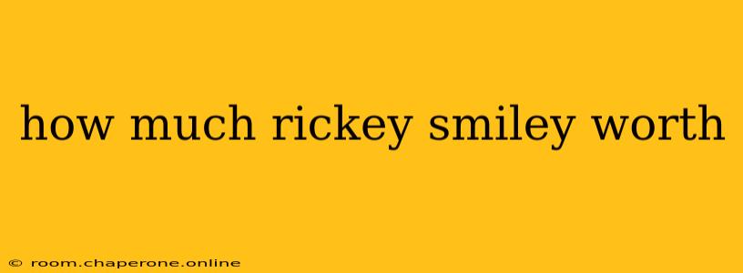 how much rickey smiley worth