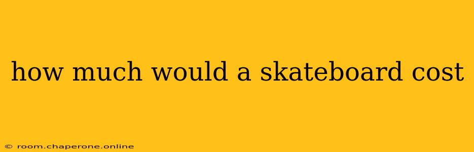 how much would a skateboard cost