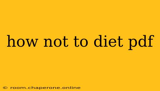 how not to diet pdf