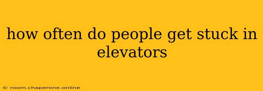 how often do people get stuck in elevators