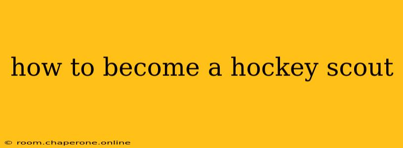 how to become a hockey scout