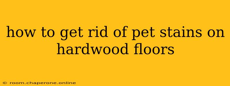 how to get rid of pet stains on hardwood floors