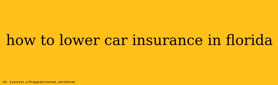 how to lower car insurance in florida