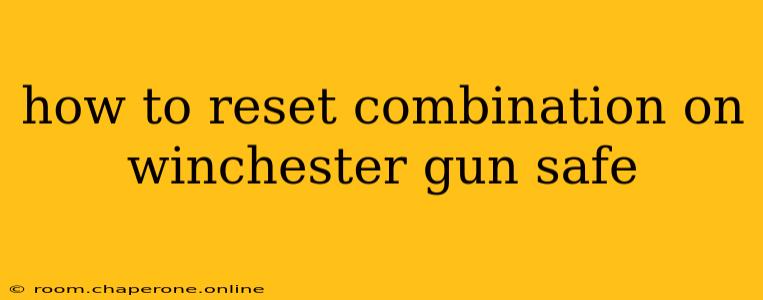 how to reset combination on winchester gun safe