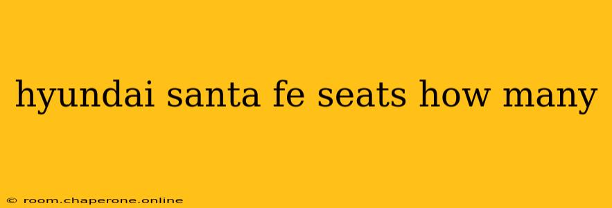 hyundai santa fe seats how many